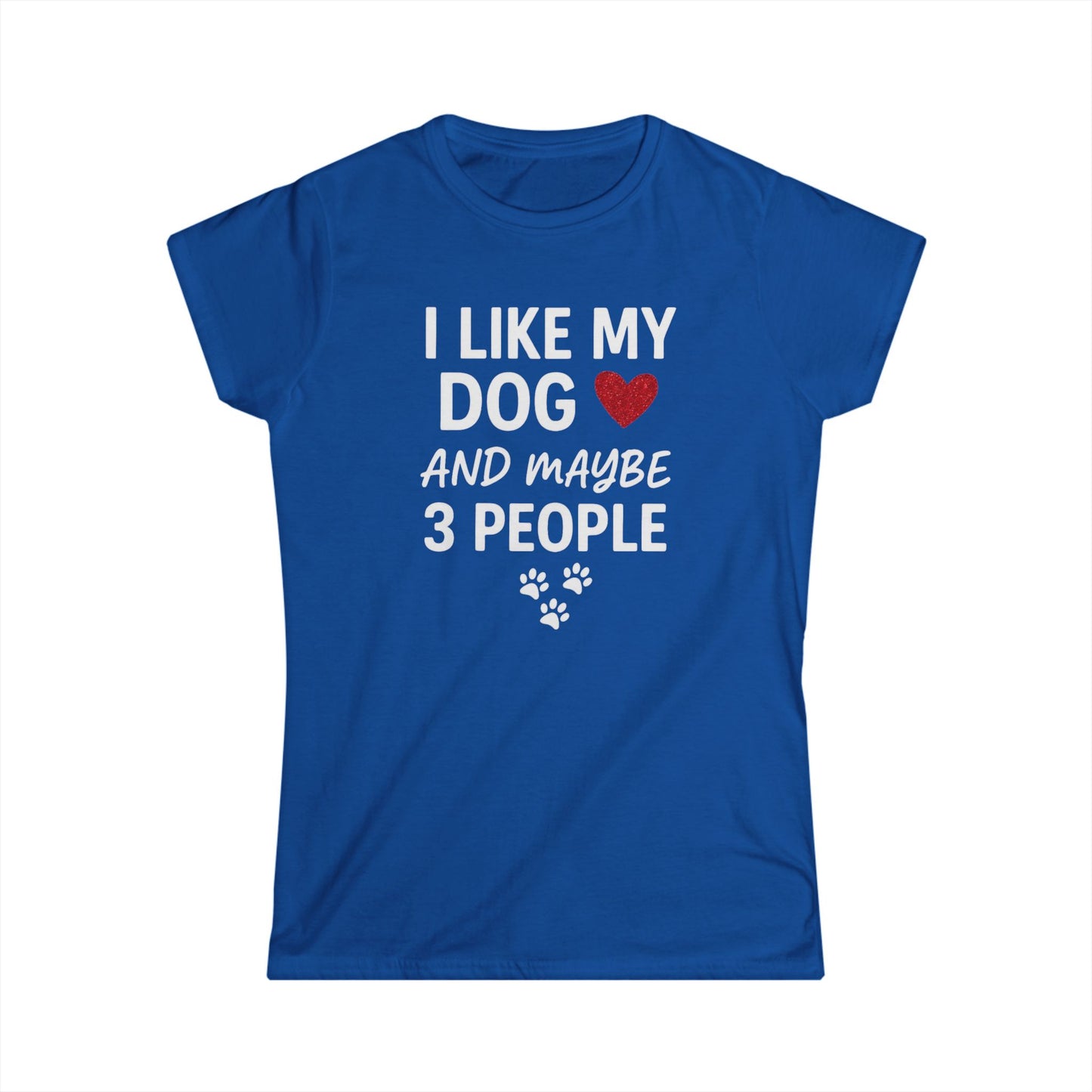 I Like My Dog Softstyle Tee - Fun Casual T-Shirt for Dog Lovers