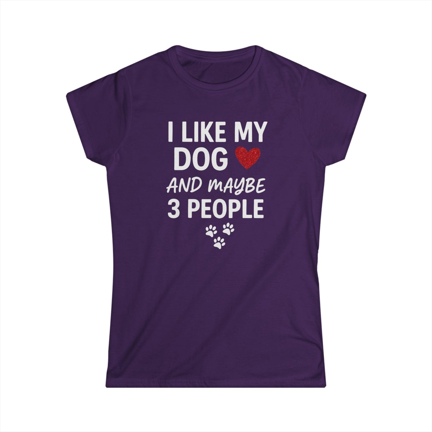 I Like My Dog Softstyle Tee - Fun Casual T-Shirt for Dog Lovers