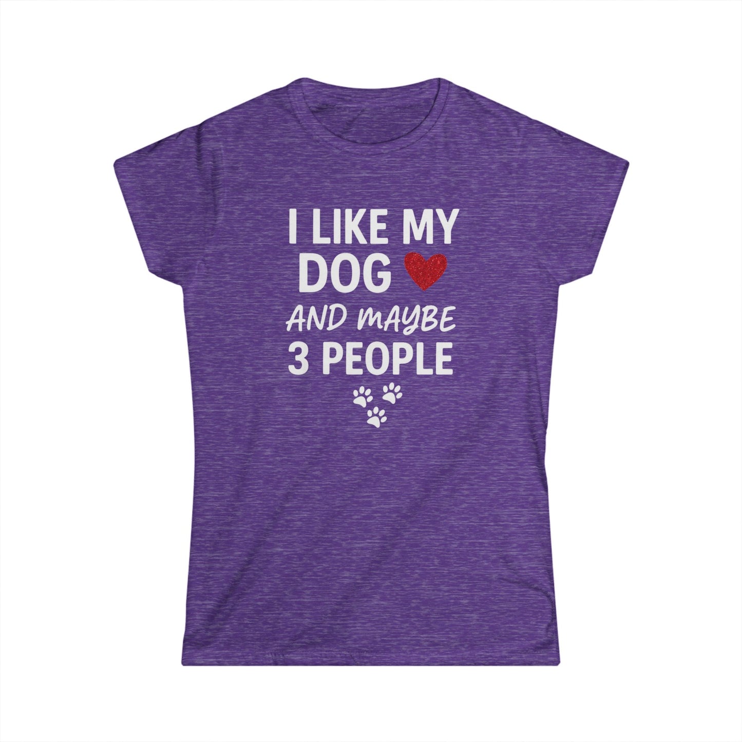I Like My Dog Softstyle Tee - Fun Casual T-Shirt for Dog Lovers