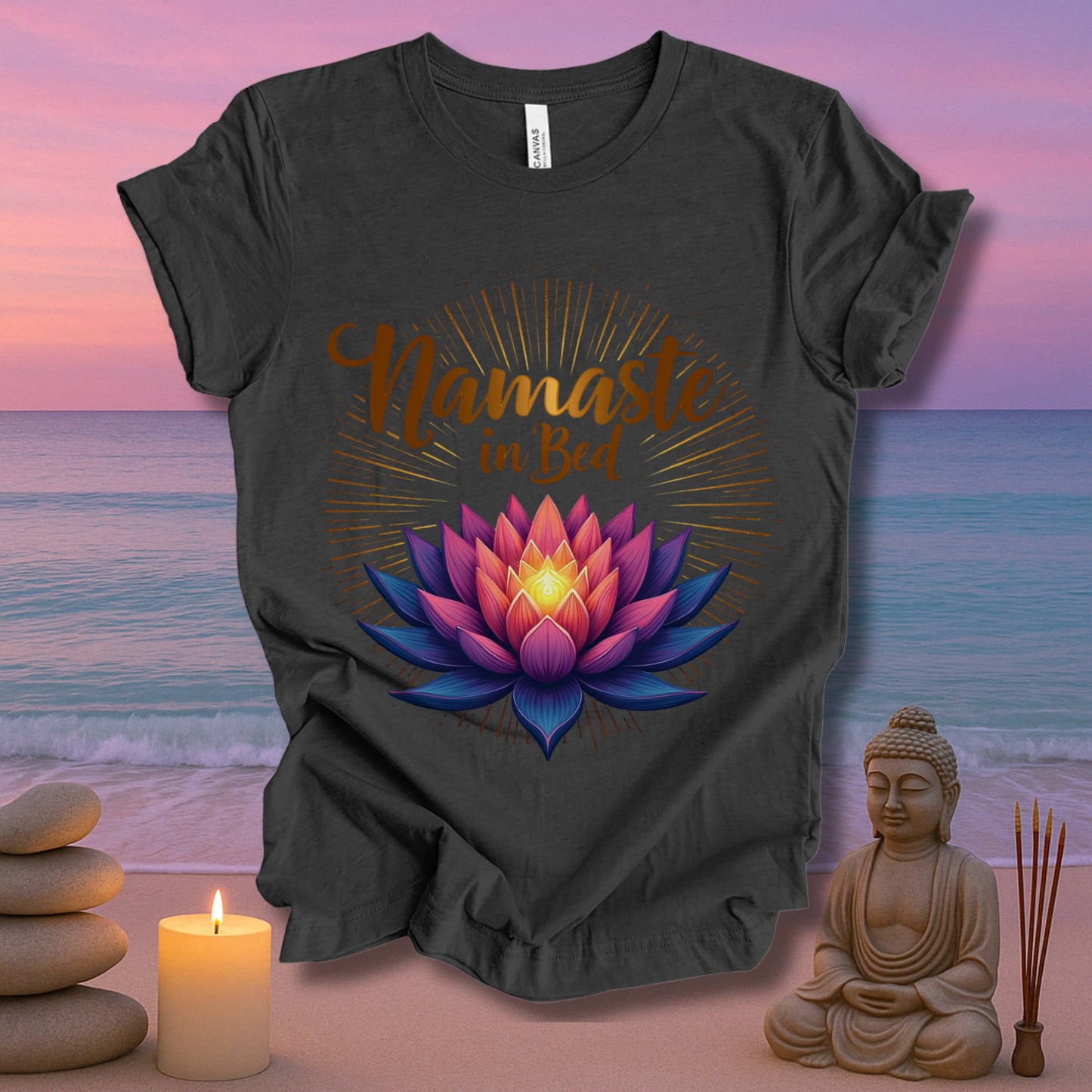 Namaste In Bed Unisex Jersey Short Sleeve Tee