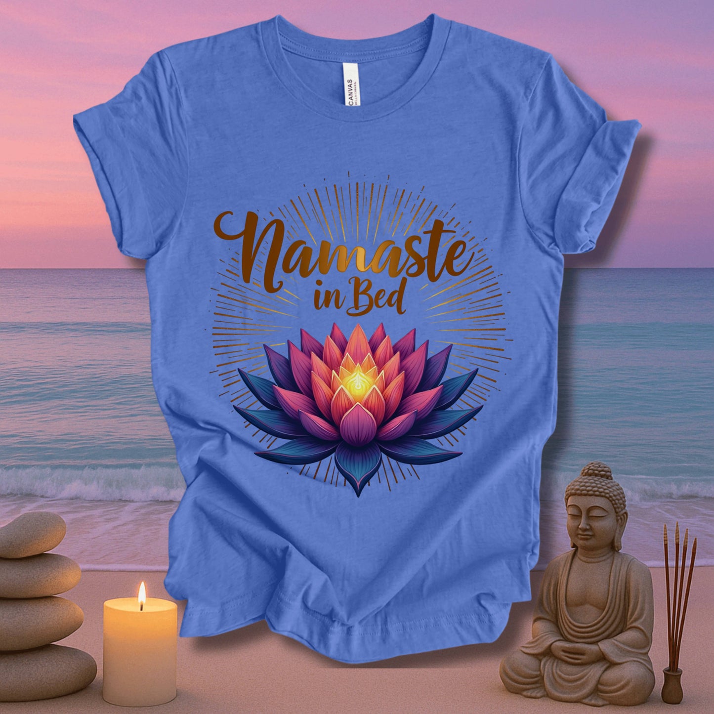 Namaste In Bed Unisex Jersey Short Sleeve Tee