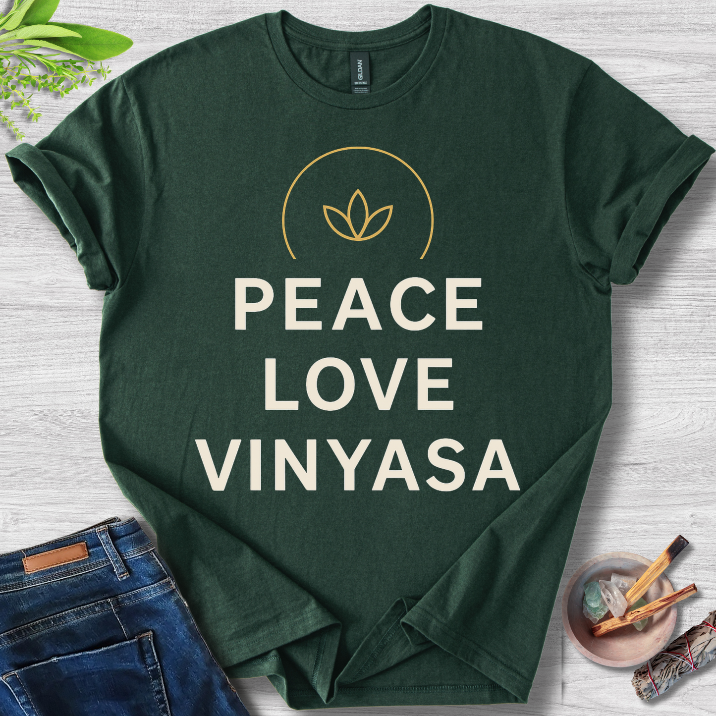 Peace Love Vinyasa T-Shirt