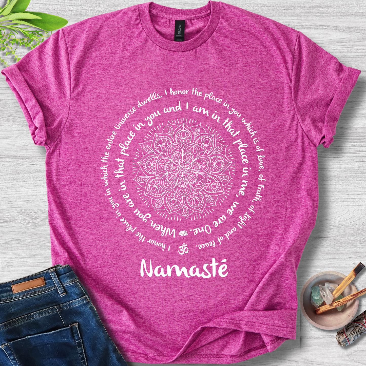 Namasté Mandala Circle T-Shirt