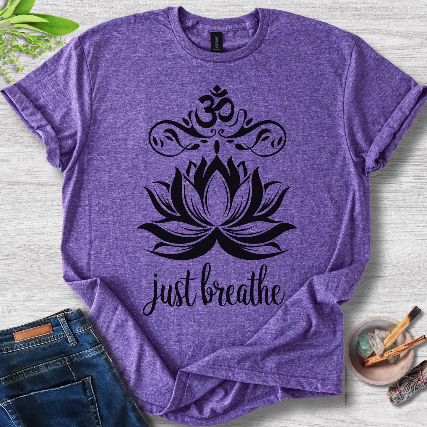 Just Breathe Unisex Softstyle T-Shirt
