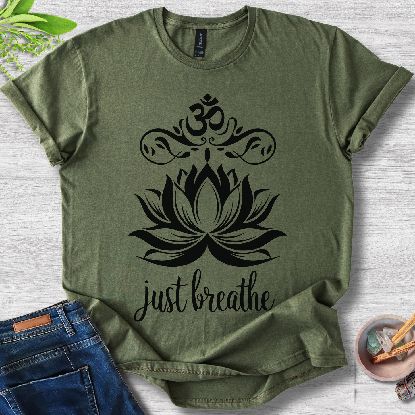 Just Breathe Unisex Softstyle T-Shirt