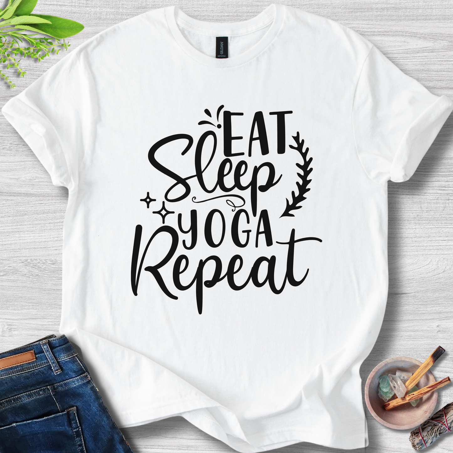 Eat Sleep Yoga Repeat T-Shirt