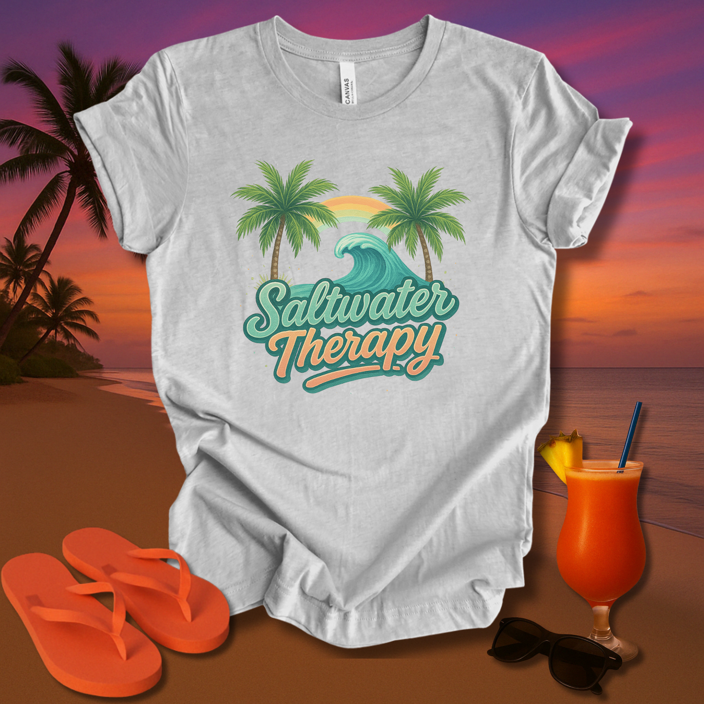 Saltwater Therapy Unisex Short Sleeve Tee