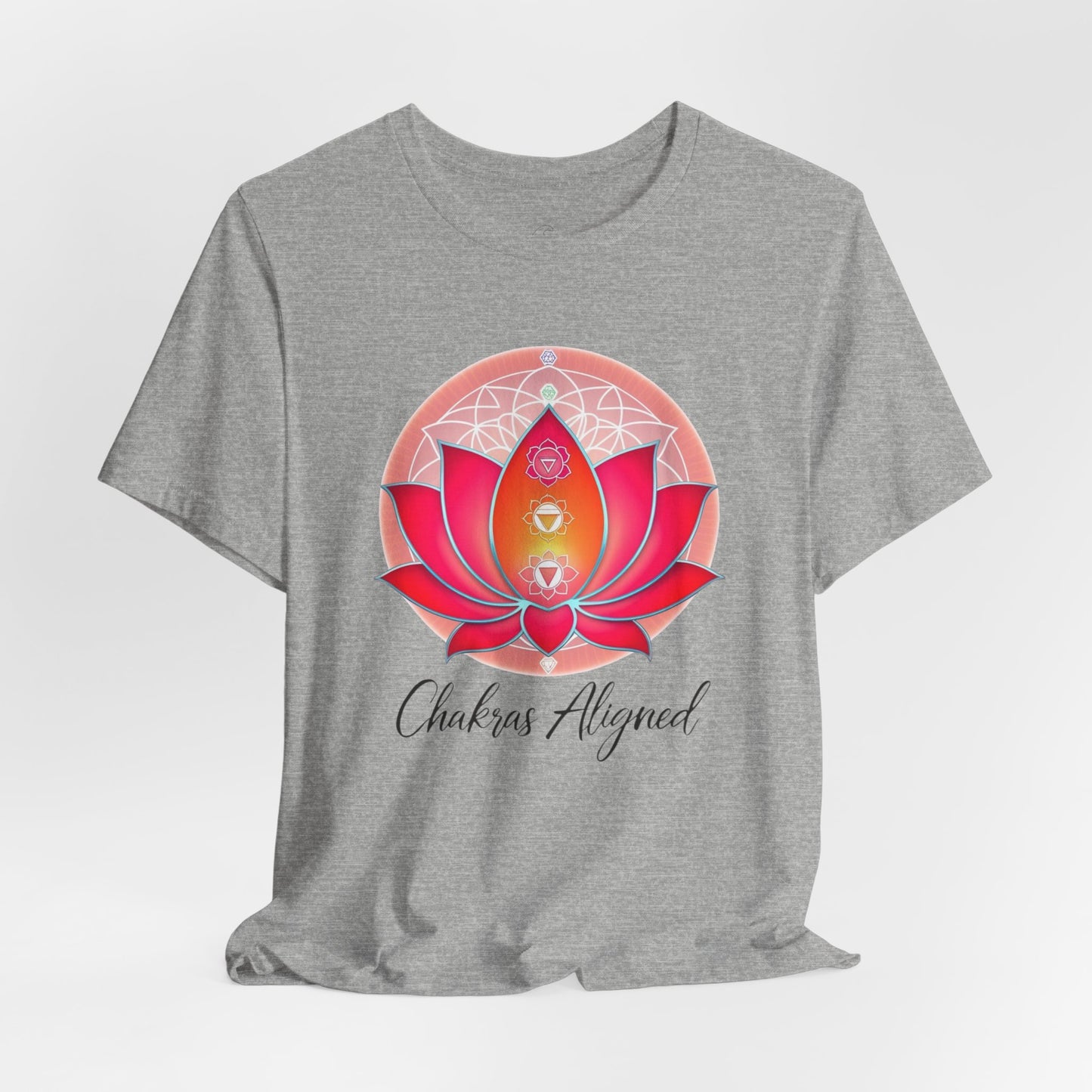 Chakras Aligned Unisex Short Sleeve Tee