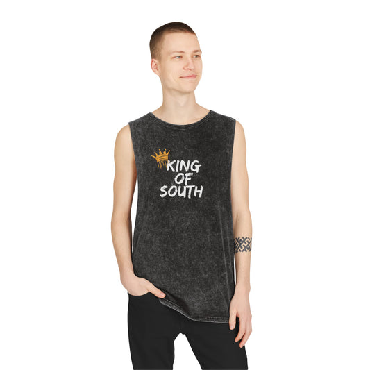 King of South 2.0 Unisex Stonewash Tank Top