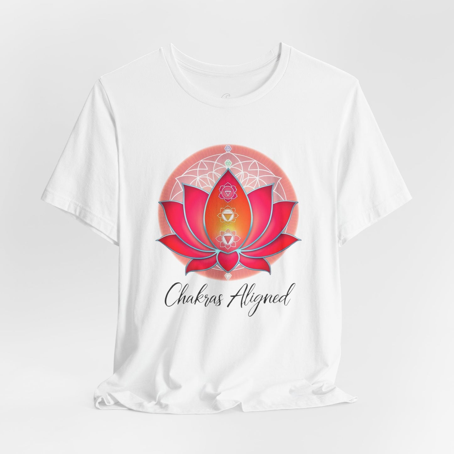 Chakras Aligned Unisex Short Sleeve Tee