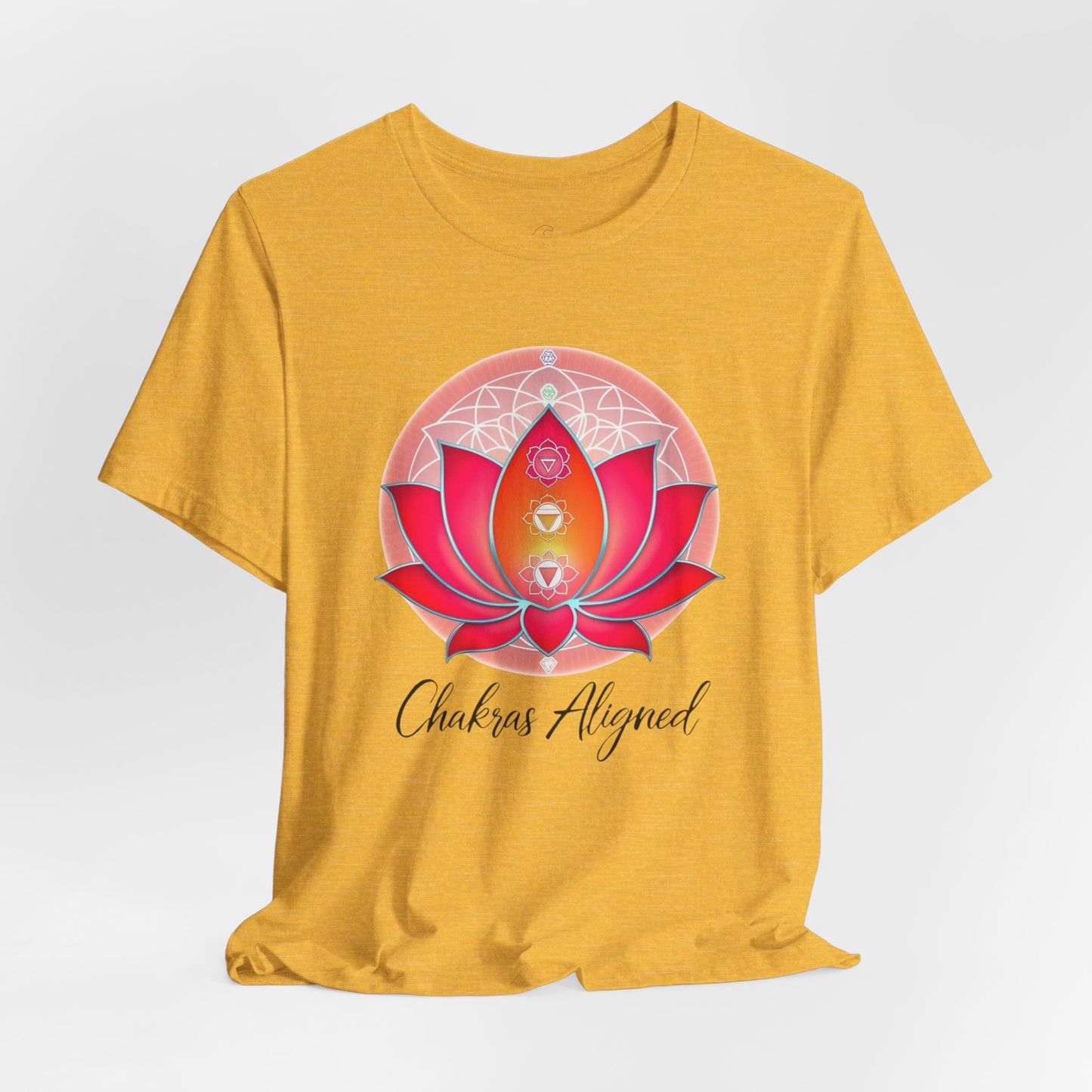 Chakras Aligned Unisex Short Sleeve Tee