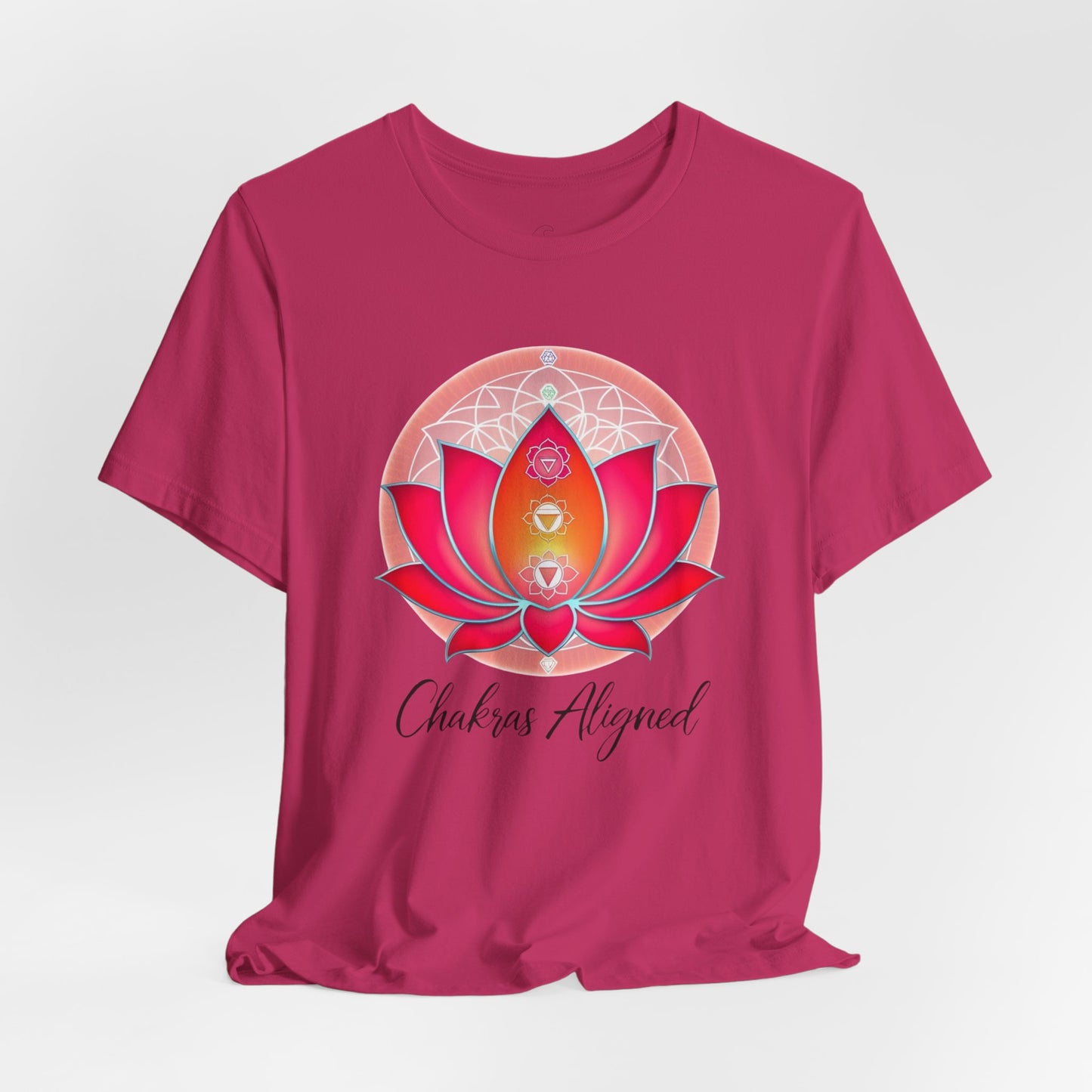 Chakras Aligned Unisex Short Sleeve Tee