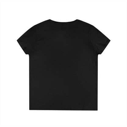 Easily Distracted by Dogs Ladies' V-Neck T-Shirt - Cute Pet Lover Gift