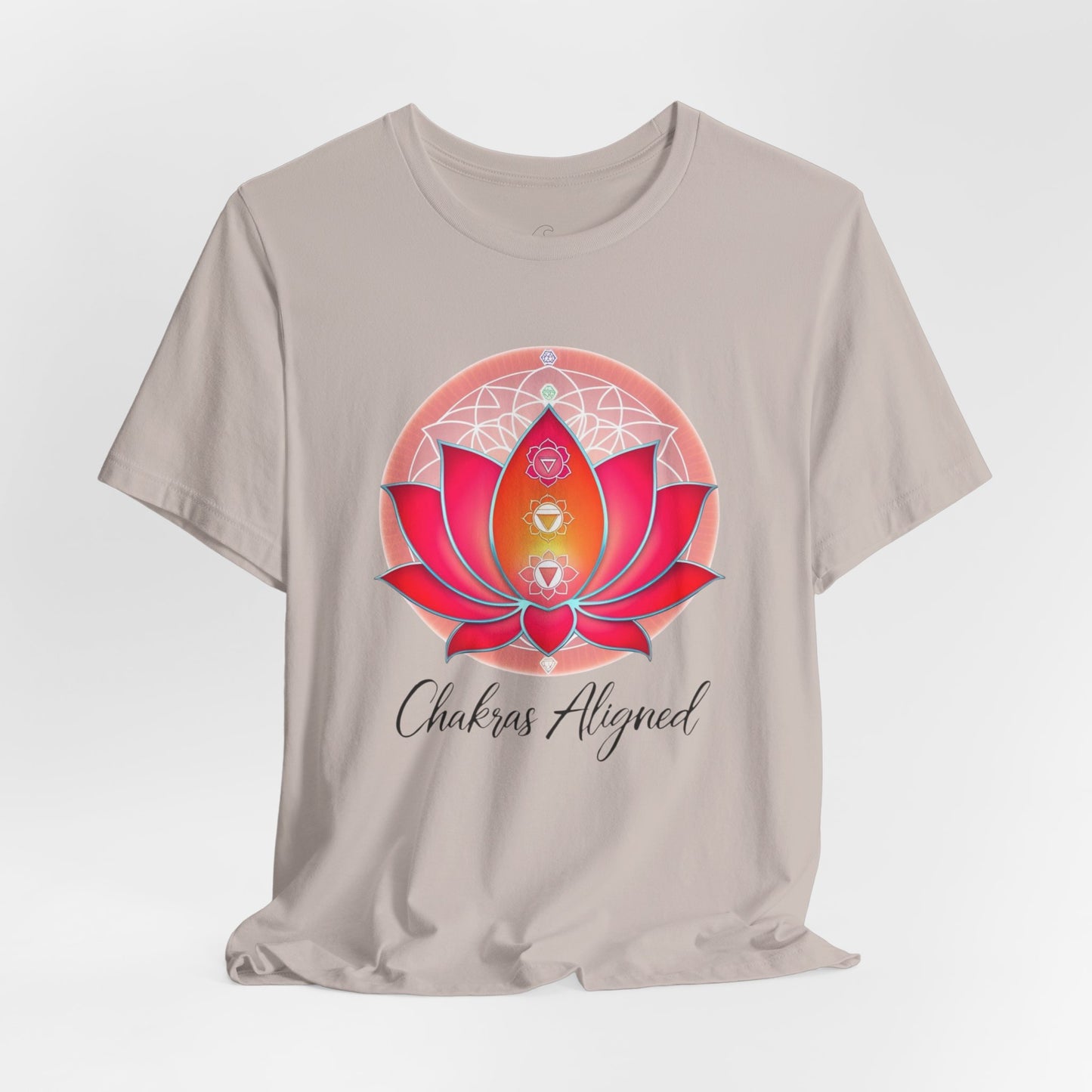 Chakras Aligned Unisex Short Sleeve Tee