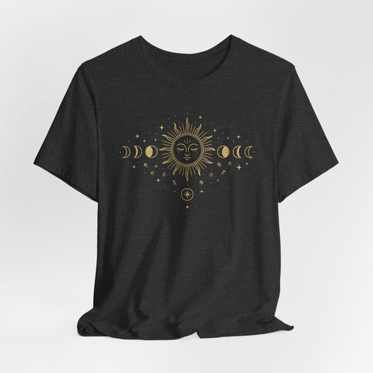 Lunar Serenity Unisex Short Sleeve Tee