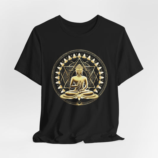 Golden Stillness Unisex Short Sleeve Tee