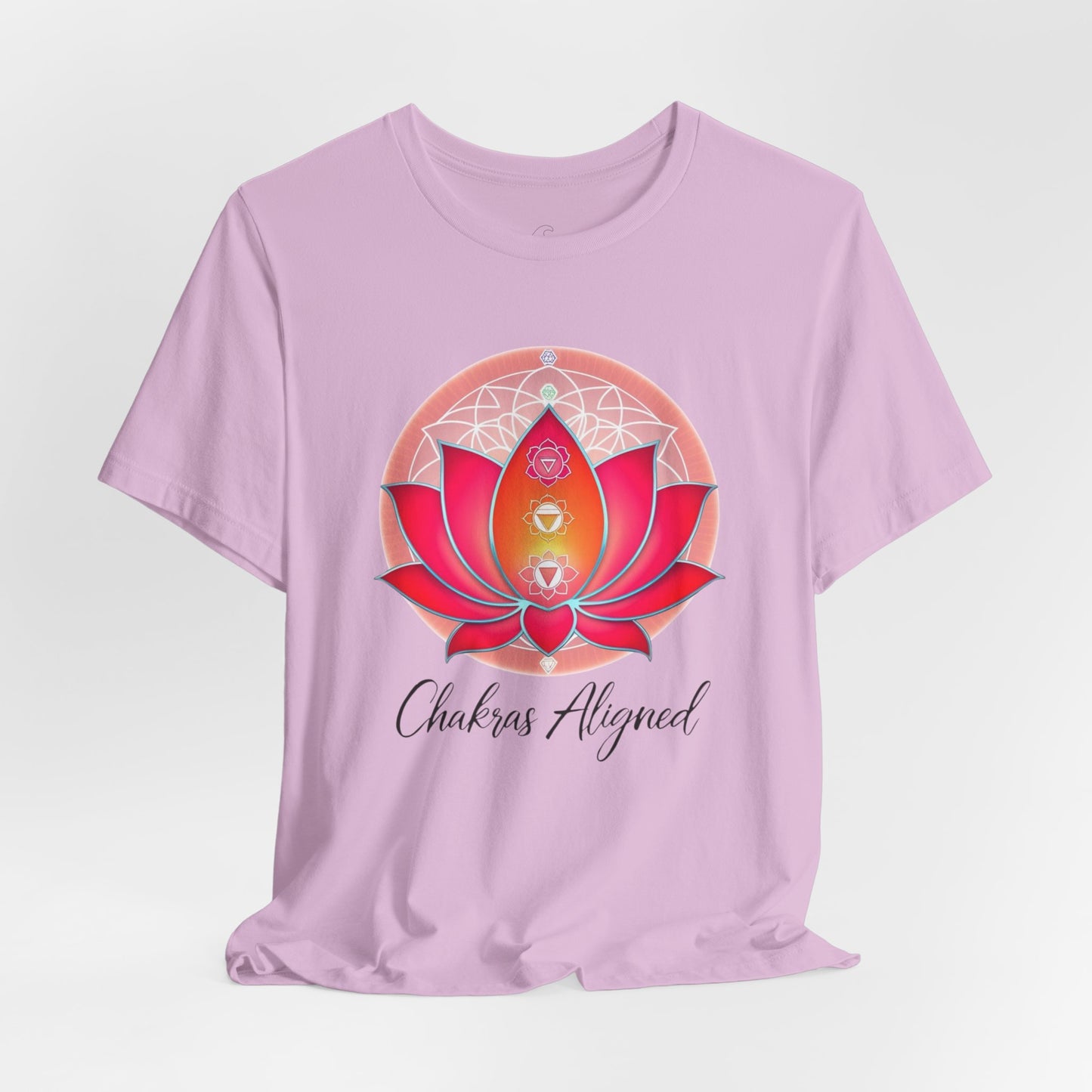 Chakras Aligned Unisex Short Sleeve Tee