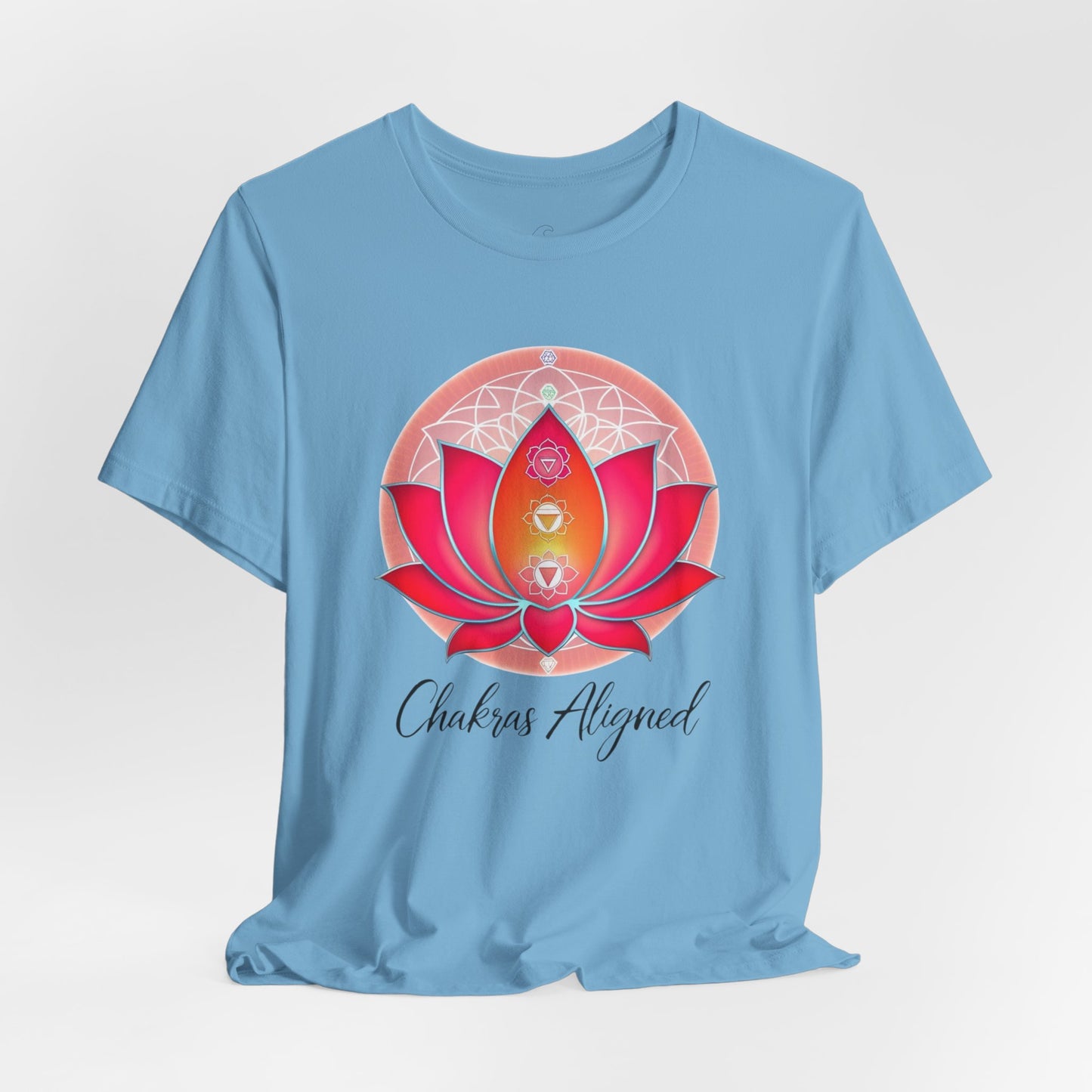 Chakras Aligned Unisex Short Sleeve Tee