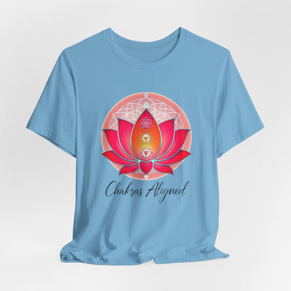 Chakras Aligned Unisex Short Sleeve Tee