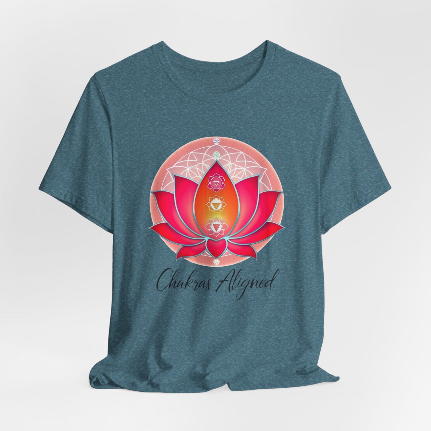 Chakras Aligned Unisex Short Sleeve Tee
