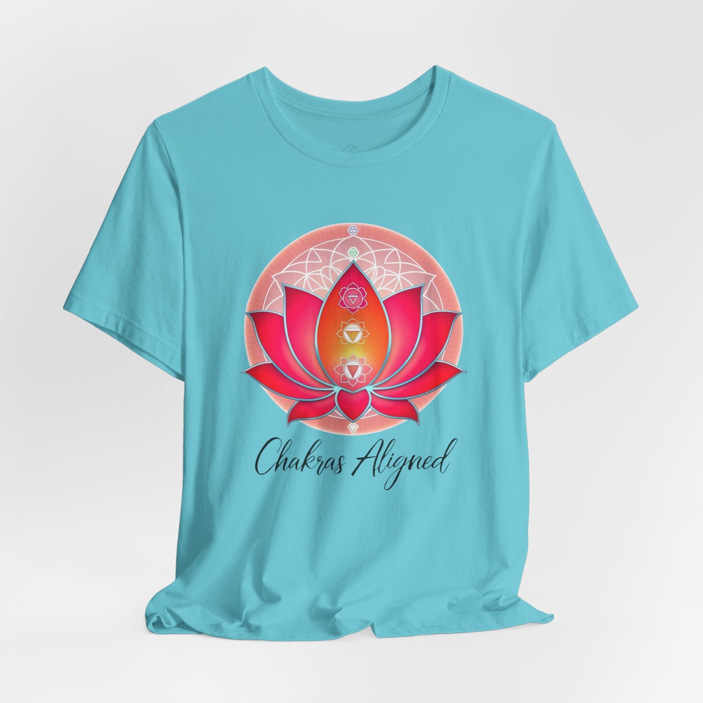 Chakras Aligned Unisex Short Sleeve Tee