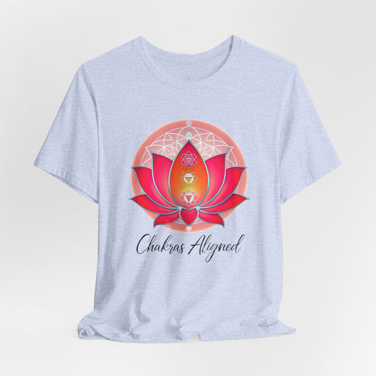 Chakras Aligned Unisex Short Sleeve Tee