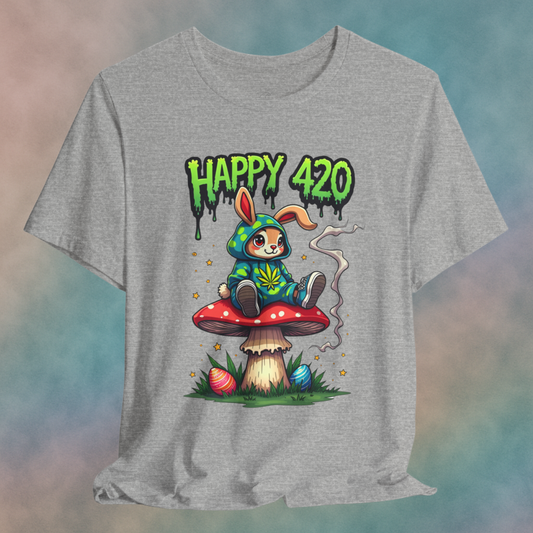 Happy 420 Unisex Short Sleeve Tee