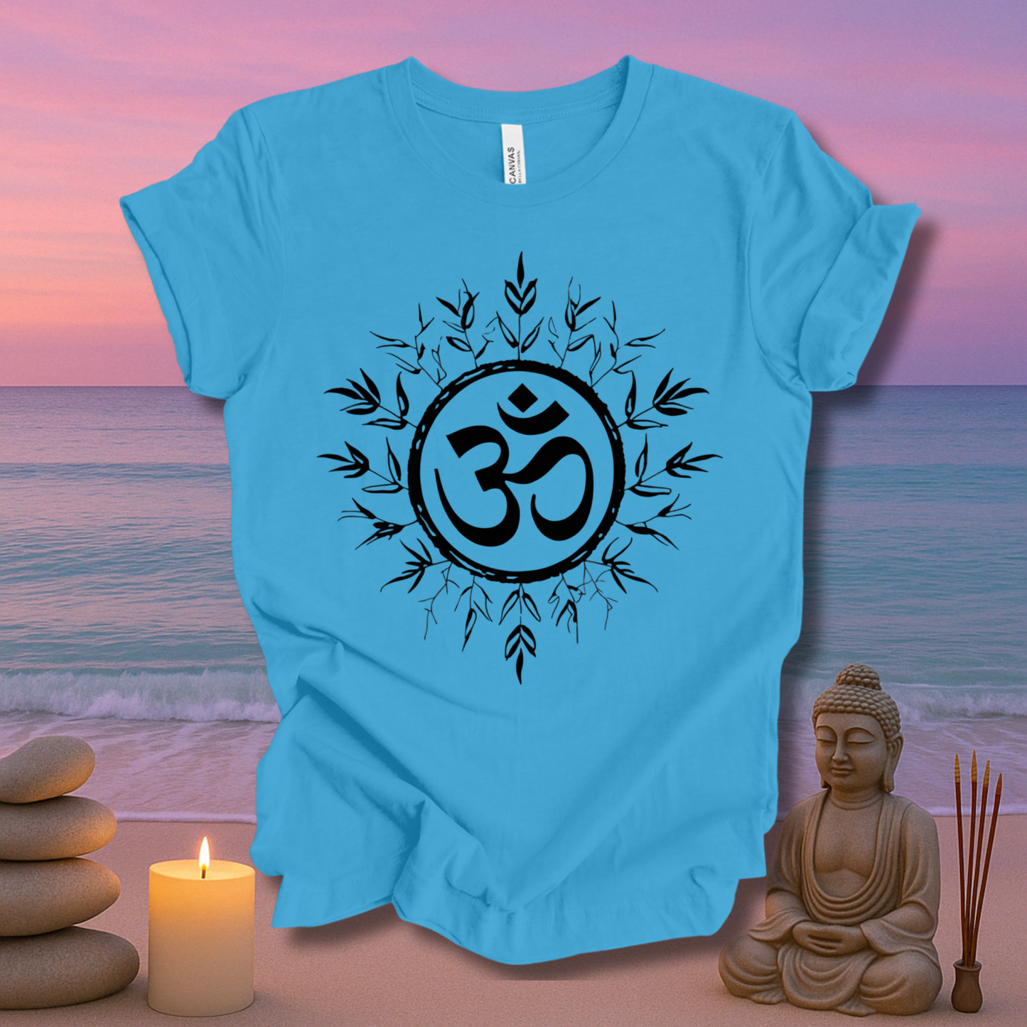 Rooted In Om Unisex Short Sleeve Tee