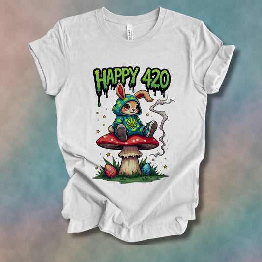 Happy 420 Unisex Short Sleeve Tee