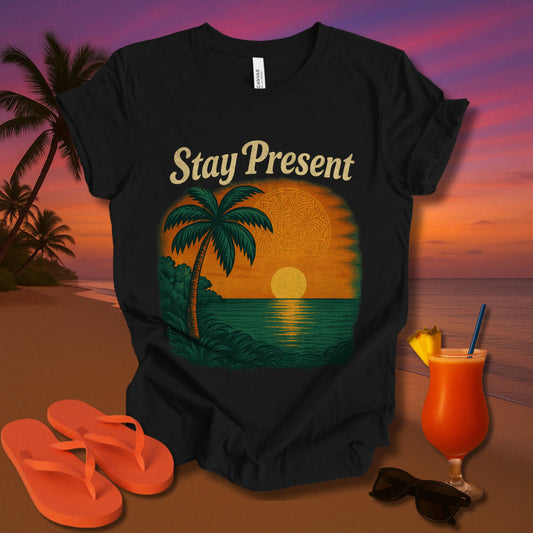 Stay Present Unisex Short Sleeve Tee