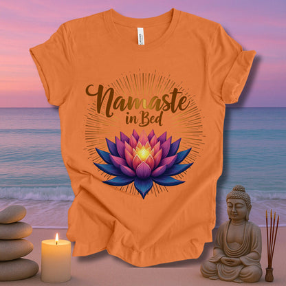 Namaste In Bed Unisex Jersey Short Sleeve Tee