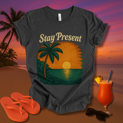 Stay Present Unisex Short Sleeve Tee