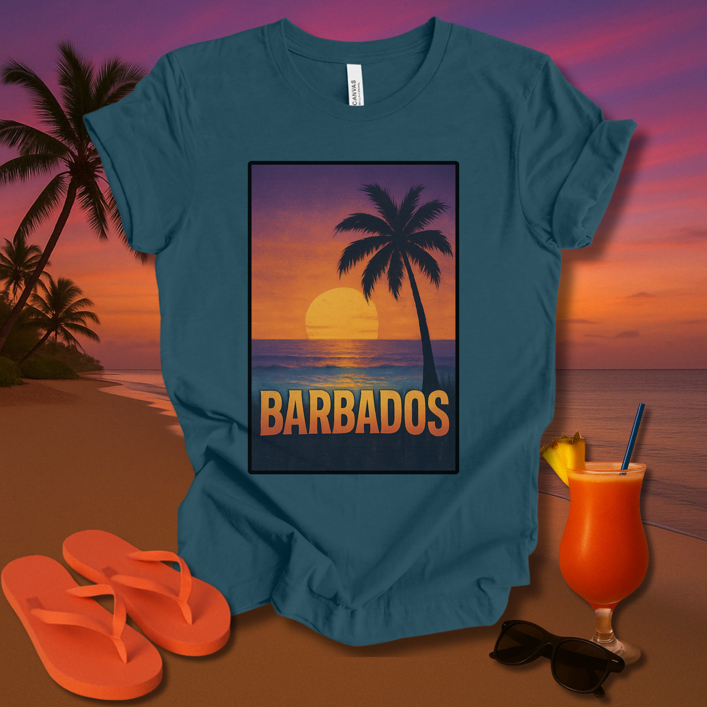 Barbados Unisex Short Sleeve Tee