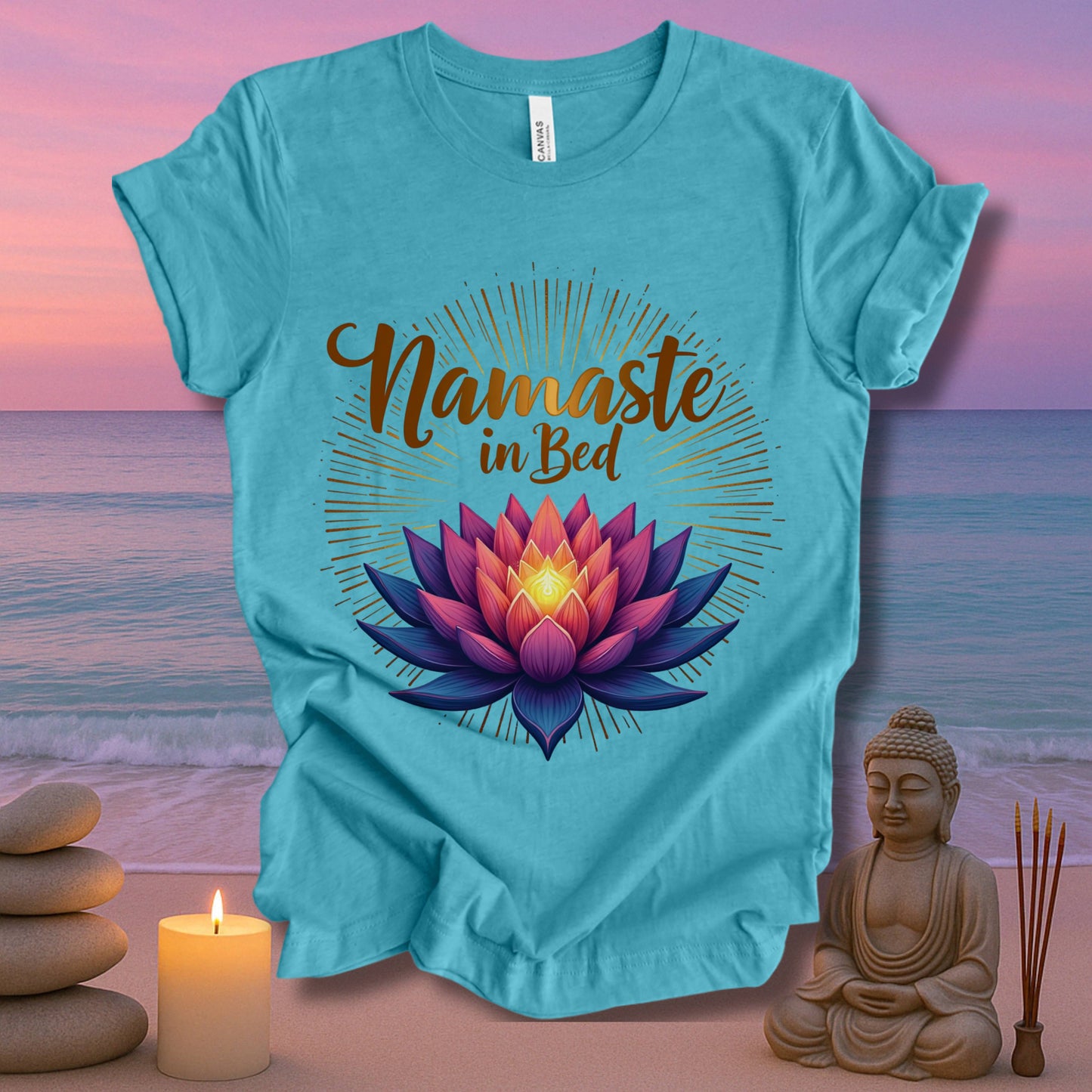Namaste In Bed Unisex Jersey Short Sleeve Tee