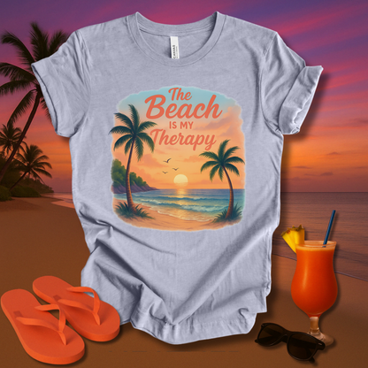 The Beach Is my Therapy Unisex Short Sleeve Tee