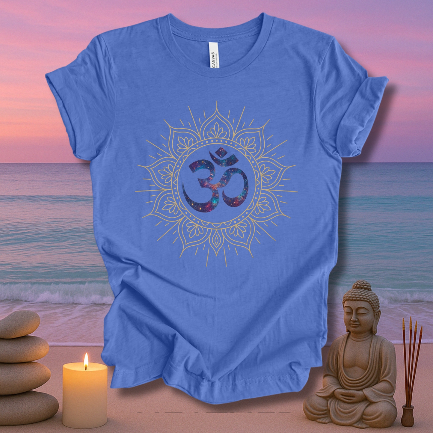 Cosmic Om Unisex Short Sleeve Tee