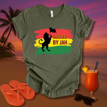 Blessed By Jah Unisex Short Sleeve Tee