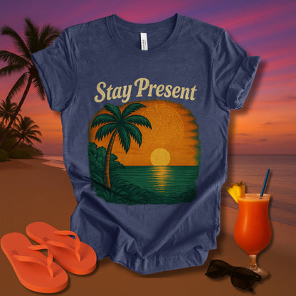 Stay Present Unisex Short Sleeve Tee