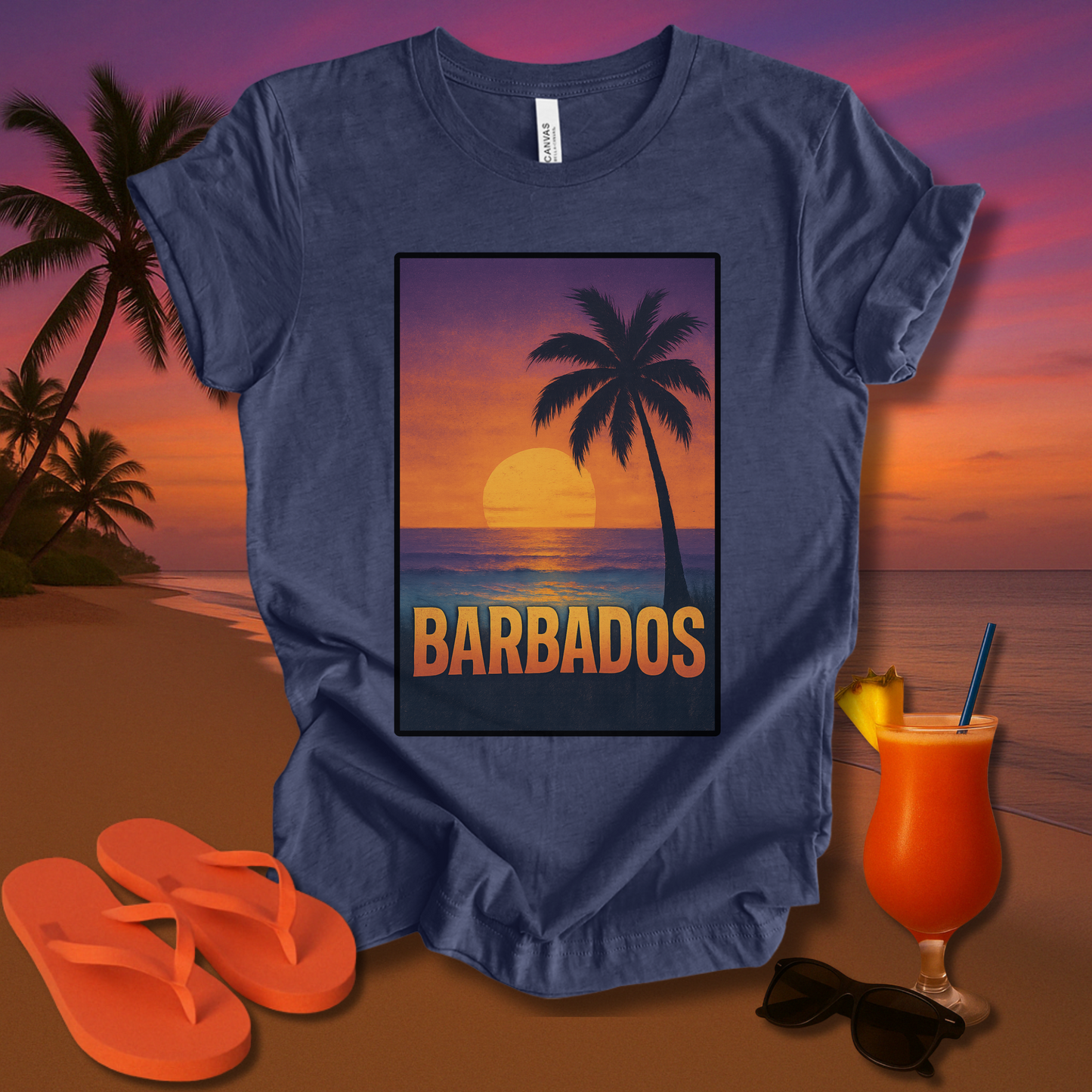Barbados Unisex Short Sleeve Tee