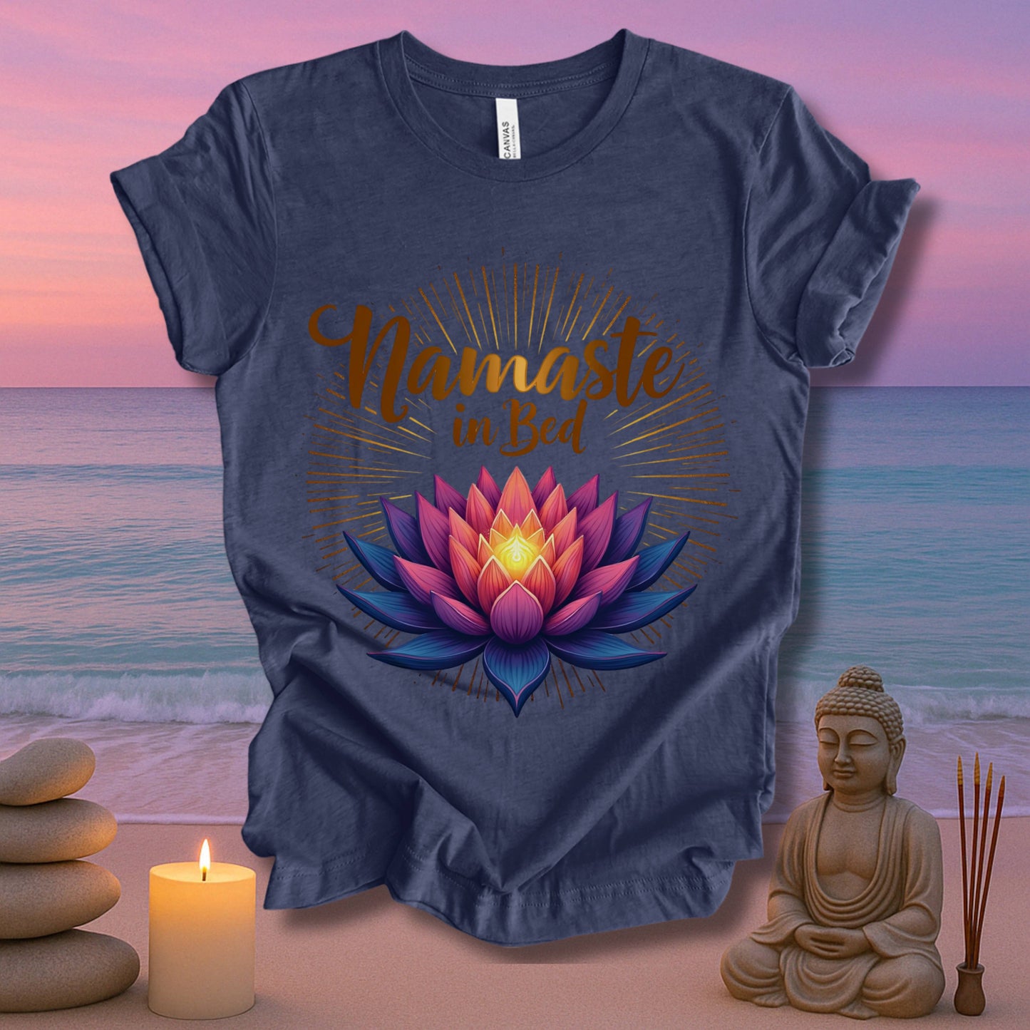 Namaste In Bed Unisex Jersey Short Sleeve Tee