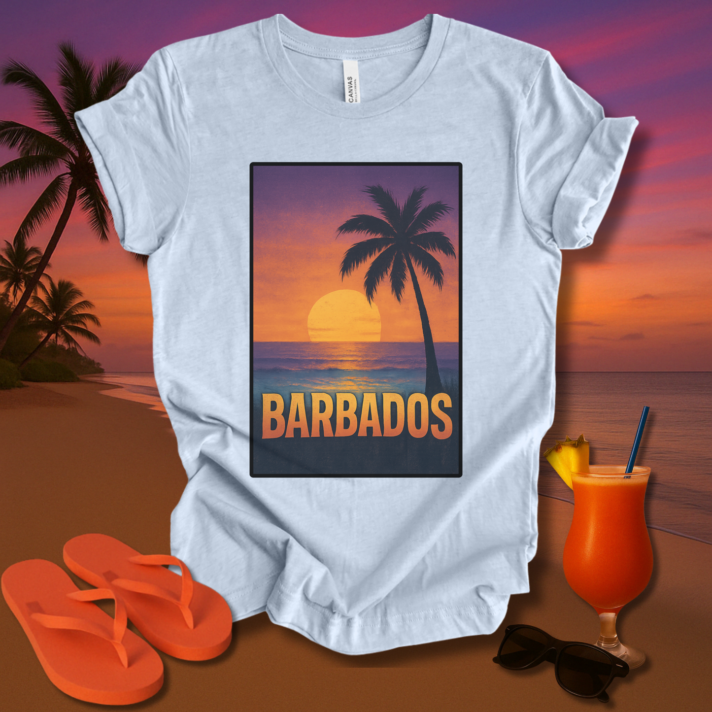 Barbados Unisex Short Sleeve Tee