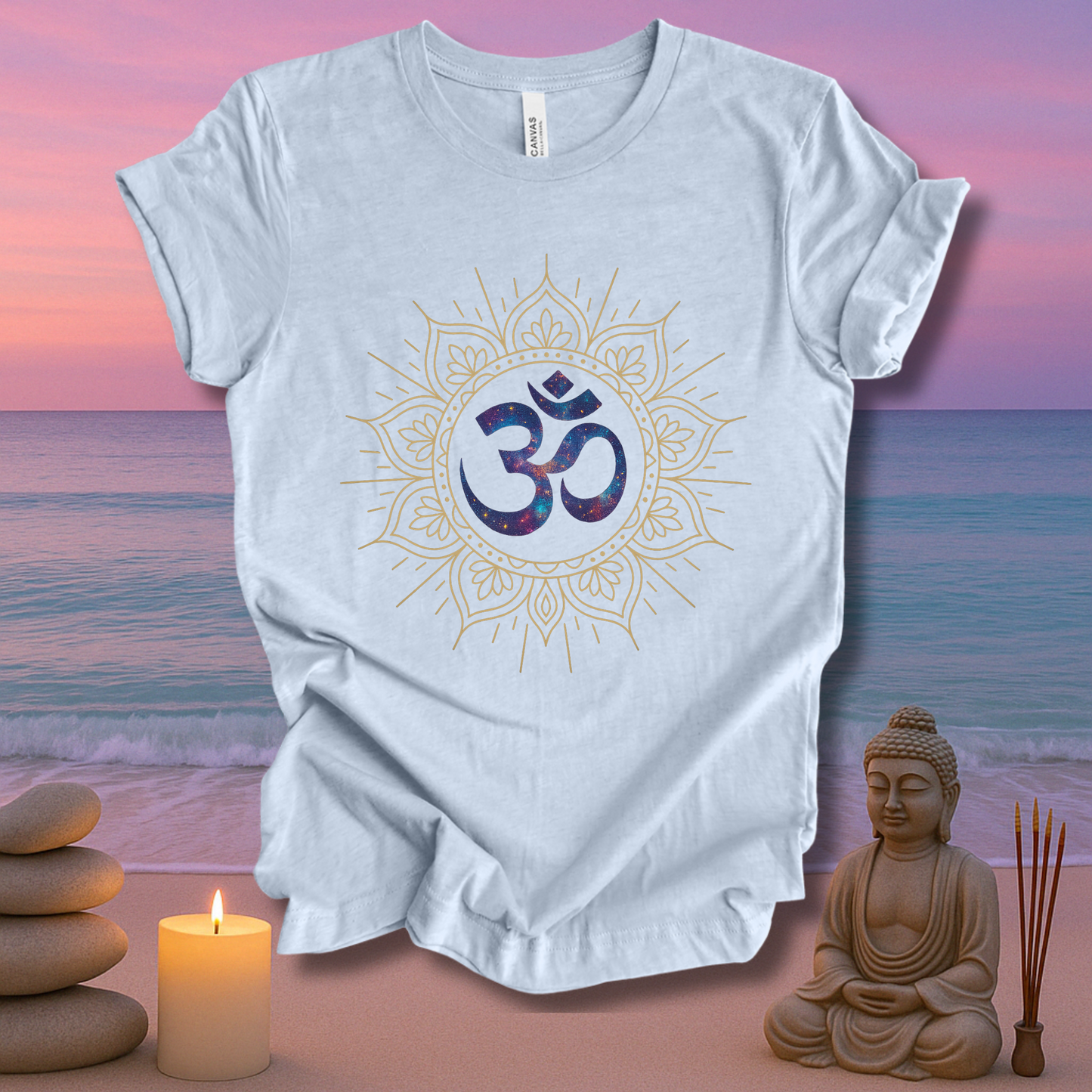 Cosmic Om Unisex Short Sleeve Tee