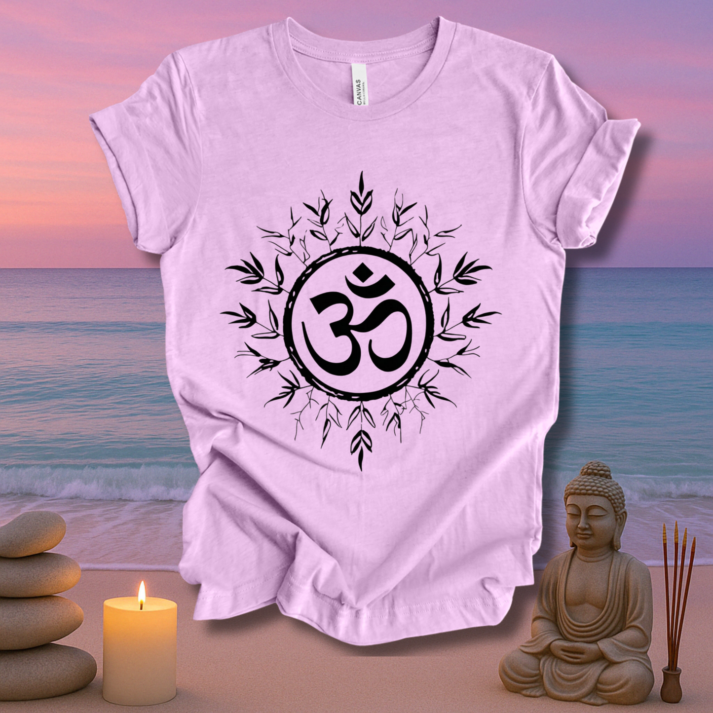 Rooted In Om Unisex Short Sleeve Tee