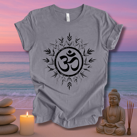 Rooted In Om Unisex Short Sleeve Tee