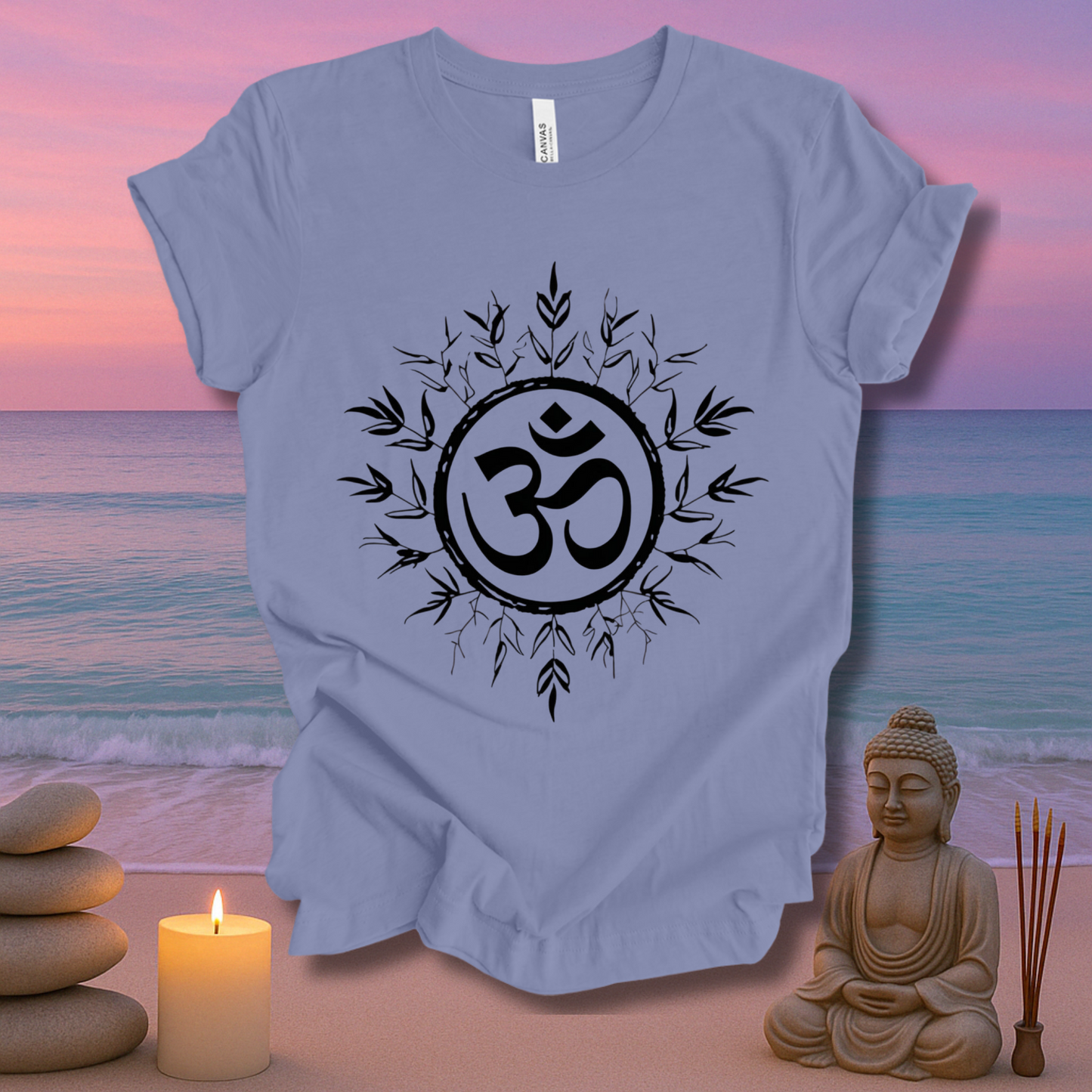 Rooted In Om Unisex Short Sleeve Tee