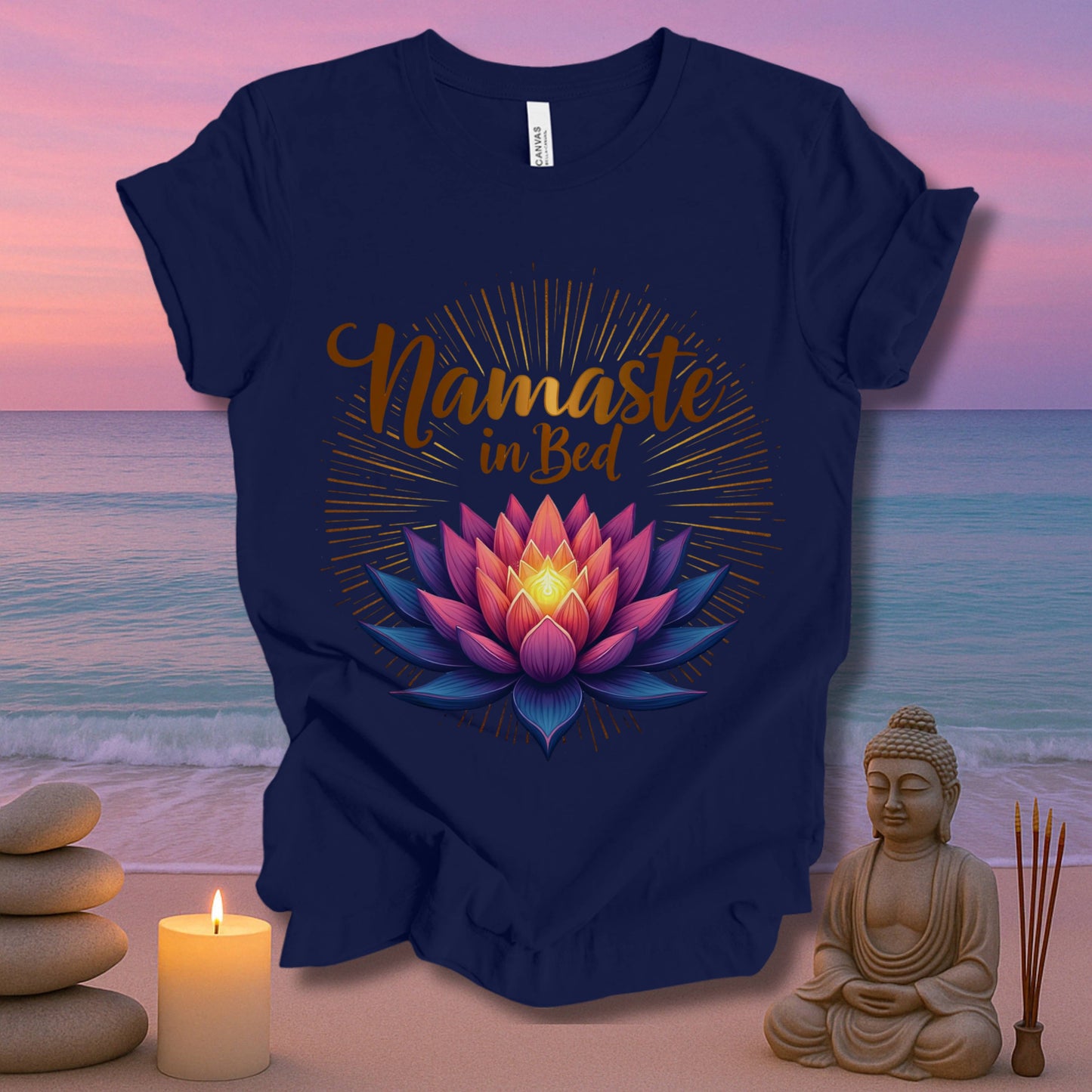 Namaste In Bed Unisex Jersey Short Sleeve Tee