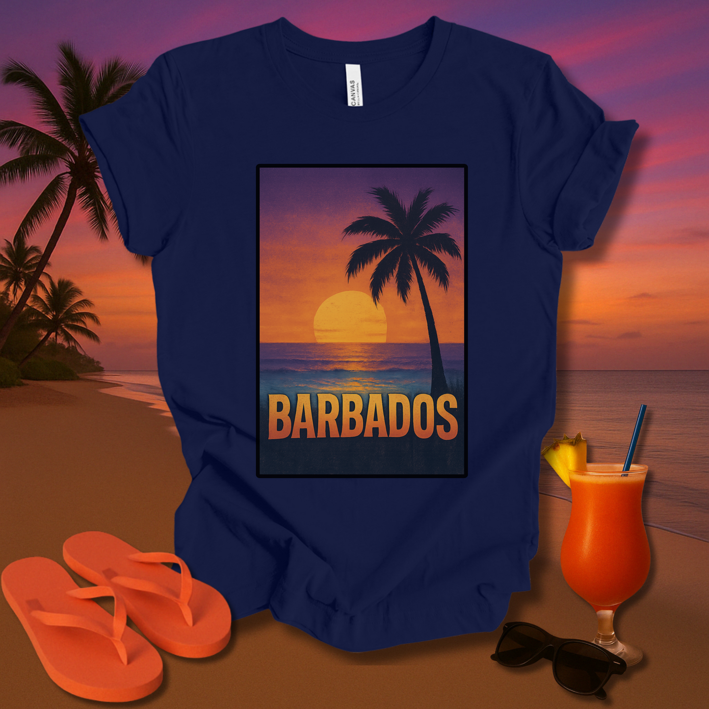 Barbados Unisex Short Sleeve Tee
