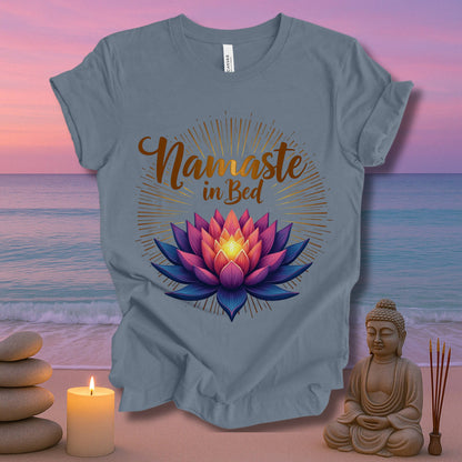Namaste In Bed Unisex Jersey Short Sleeve Tee