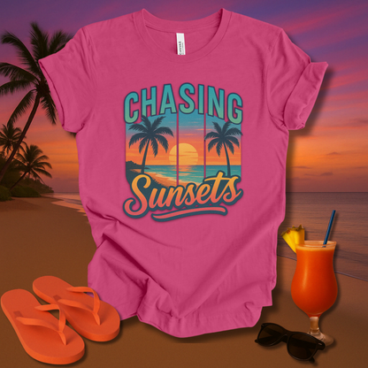 Chasing Sunsets Unisex Short Sleeve Tee