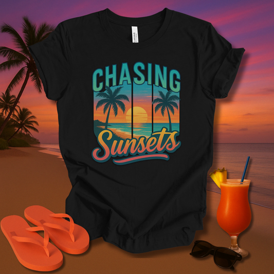 Chasing Sunsets Unisex Short Sleeve Tee